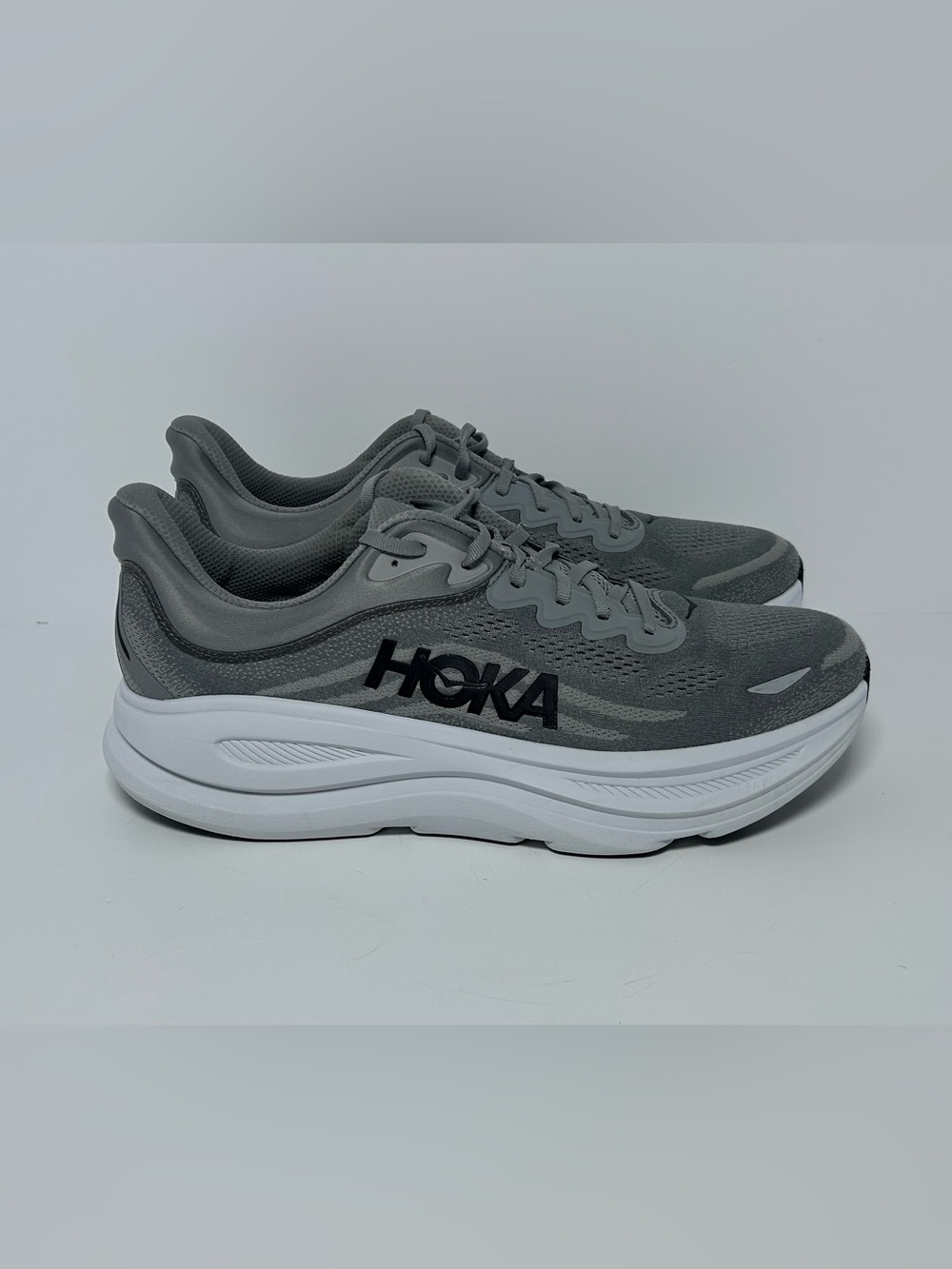 HOKA Bondi 9 (Galactic Grey/Stellar Grey)